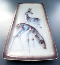 CORTENDORF Keramik WAND BILD PLATTE KACHEL  Rehe 5109 MID CENTURY Vintage