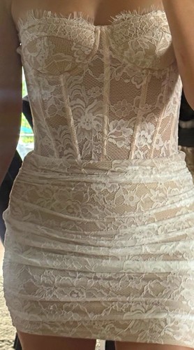 Shein damen minikleid weiß - xs,