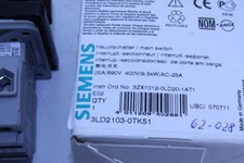 SIEMENS Hauptschalter 3LD2103-0TK51
