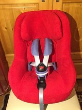 Sommerbezug Schonbezug Frottee für Maxi-cosi Pearl, Pro und 2wayPearl NEU rot