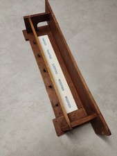 Antike Ablage Handtuch Regal Porzelan Holz Eiserne Harken Vintage