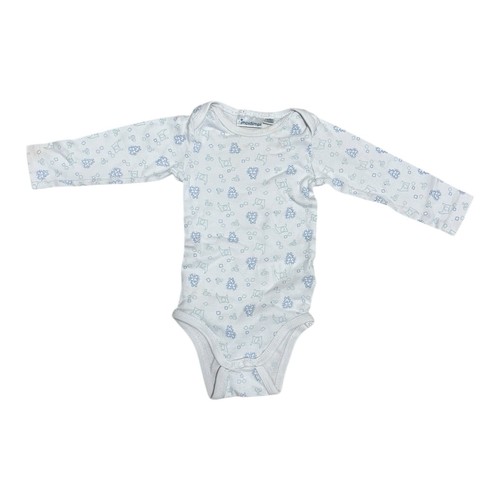 Baby langarm body - body, weiß
