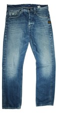 G-star Attacc Straight Herren Jeans  W31 L32 Blau Raw Denim
