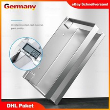 Duschablage Bohren Badablage Hartglas Badregal Wandablage Duschkorb Küche DE