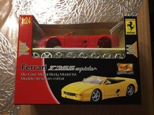 Modellauto Bau Kit Auto Montage Maisto Ferrari F 355 Maßstab 1:24 Spiel Rarität