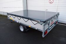 Flachplane Anhängerplane Plane für Eduard Anhänger 2314 230x145 680 g inkl. Seil