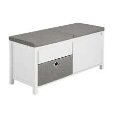 B-Waren Schuhbank Truhenbank Garderobenbank Dielenbank FSR101-W-bwaren