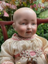 Antike Porzellan Kopf Puppe Hertel, Schwab & Co. 151´