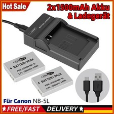 2x Akku für Canon NB-5L NB5L