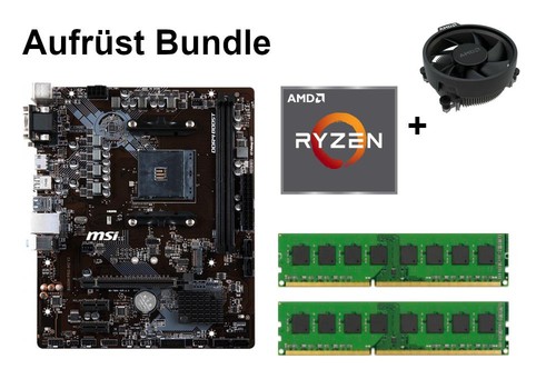 Bundle msi b450m - pro-m2, +