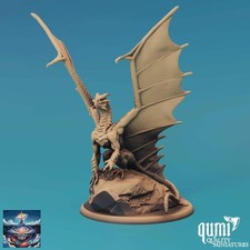 Dragon Miniature Young Copper Dragon Detailed Resin Print Customizable