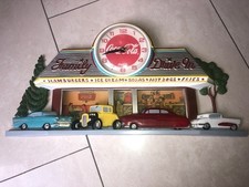 Wanduhr Coca-Cola "Family Drive In" von 1988 Original USA