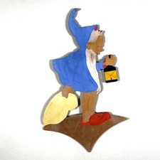 1930er Ur-Mertens-Kunst Sandmännchen Handbemalt 22cm Figur Deko Sandmann Deutsch