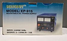 VOLTCRAFT EP-915 Labornetzgerät Netzteil einstellbar 3 - 15 V/DC 15 A Neu