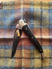 Forge de Laguiole Taschenmesser, schwarzes Micarta, 11 cm