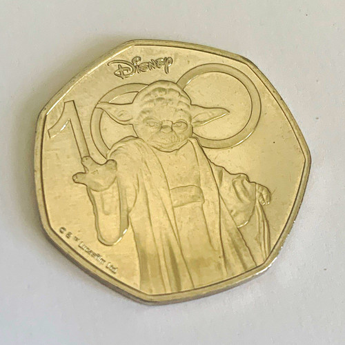 Disney star wars - yoda, münze