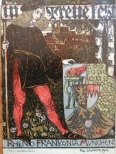 Original postkarte von rudolf - postkarte,