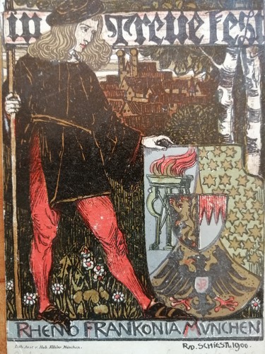 Original postkarte von rudolf - von,
