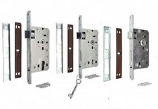 Einsteckschloss Zimmertürschloss Badschloss Einbauschlösser Entf. 72/55