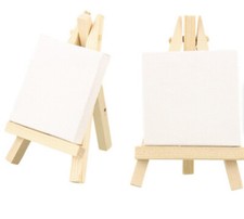 2er set mini - holzstaffelei, mit