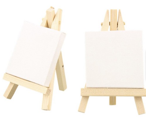 Set aus mini holzstaffeleien - set, 2
