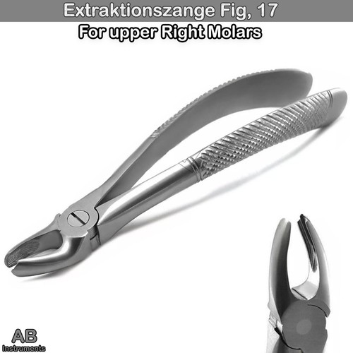 Zahnextraktionszange fig 17 - zahnextraktionszange, fig,