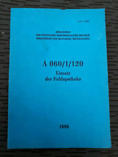 NVA DV A 060/1/120 EINSATZ DER FELDAPOTHEKE FALTKOFFER LAK 2,IFA W50