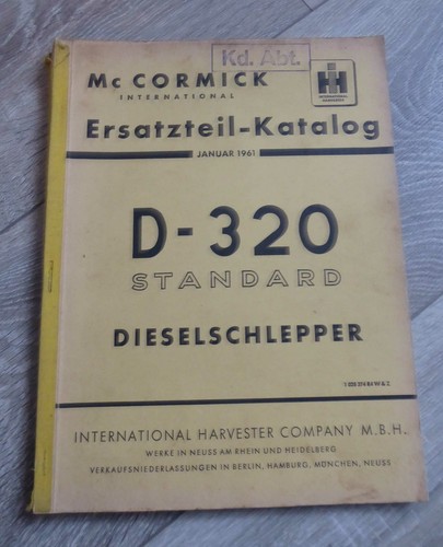 Cormick schlepper d320 - mc,
