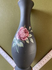 Porzellan vase schwarz matt - porzellan,