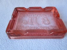 Aegyptisch M8 Mahalesi Zigaretten Werbe-Aschenbecher altrosa 14,5x10,5x2,5cm