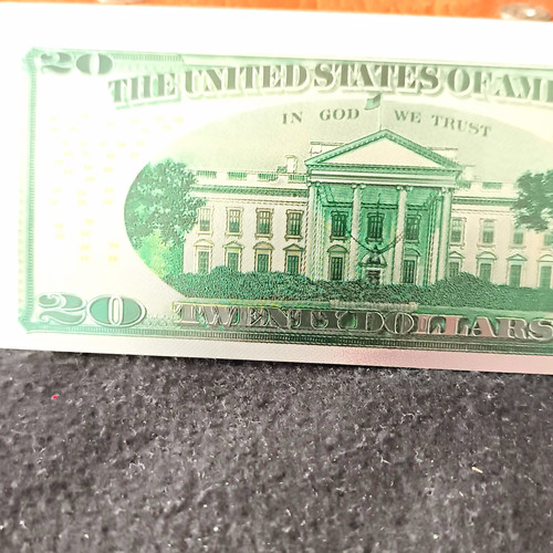 Usa dollar silberfolie - usa,
