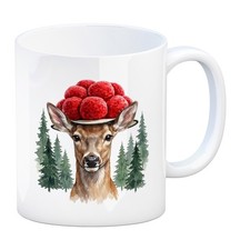 Reh mit Bollenhut Kaffeebecher