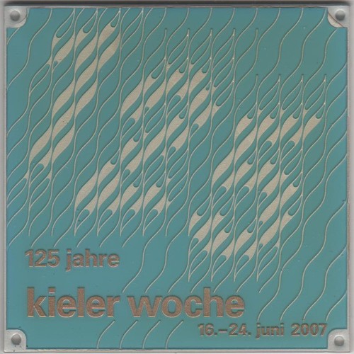 Kieler woche plakette 2007 - woche,