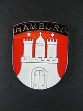 Magnet Metall Hamburg Wappen
