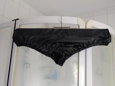 Unisex Leder Slip  Kunstleder Pants - schwarz