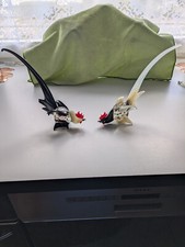 Glas Figuren von Lauscha "zwei große Kampfhähne"  schöne Glasarbeit