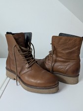 Damen Stiefeletten Leder