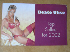 Katalog Beate Uhse Top Sellers for 2002 siehe Fotos