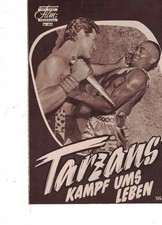 TARZANs Kampf ums Leben    Gordon Scott   Filmprogramm Klemmer
