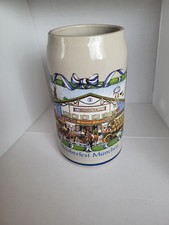 Keramikbierkrug 1 Liter.