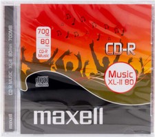 10 Maxell CD-R Music 700Mb