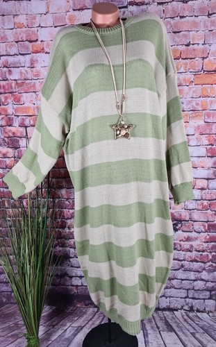 Langes strick kleid - langes,