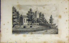 Original alter antiker Druck