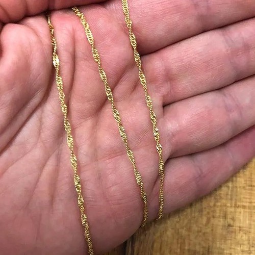 Singapurkette echtgold 333 585 - echtgold,