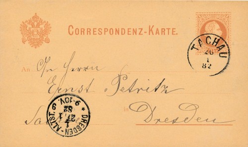 Kreuzer ganzsachen karte - 2,