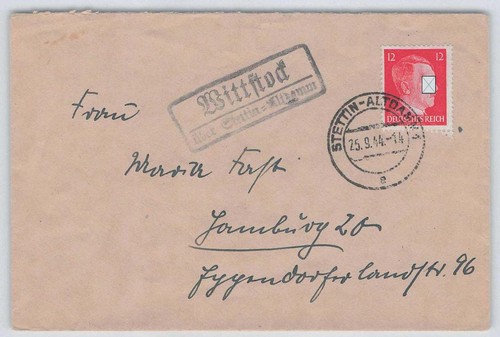 Reich landpoststempel - d.,