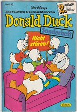 ✪ DONALD DUCK SONDERHEFT 2. Aufl. #43, Ehapa/Walt Disney 1983 COMICHEFT Z2