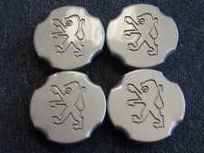 4 Nabenabdeckungen/Radkappen für Alufelgen Peugeot