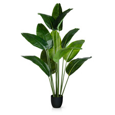 PASCH® Bananenpflanze künstlich - Kunstpflanzen groß, Kunstbaum, Kunstpalme