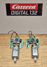 2× Originale Carrera Digital 132 Decoder + Motor + Ritzel F1 Formel 1 Auto Umbau